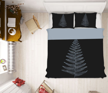 3D Black Cypress Leaves 117 Boris Draschoff Bedding Bed Pillowcases Quilt