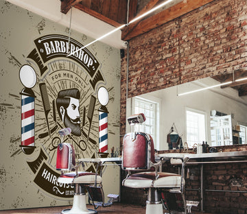 3D Comb Color Bars 115227 Barber Shop Wall Murals