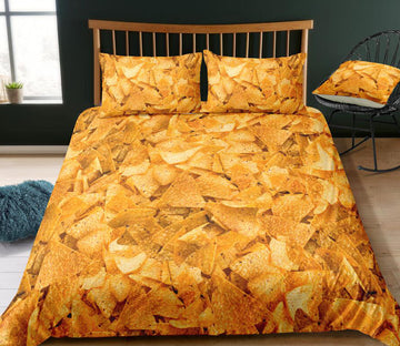 3D Potato Chips 6025 Bed Pillowcases Quilt