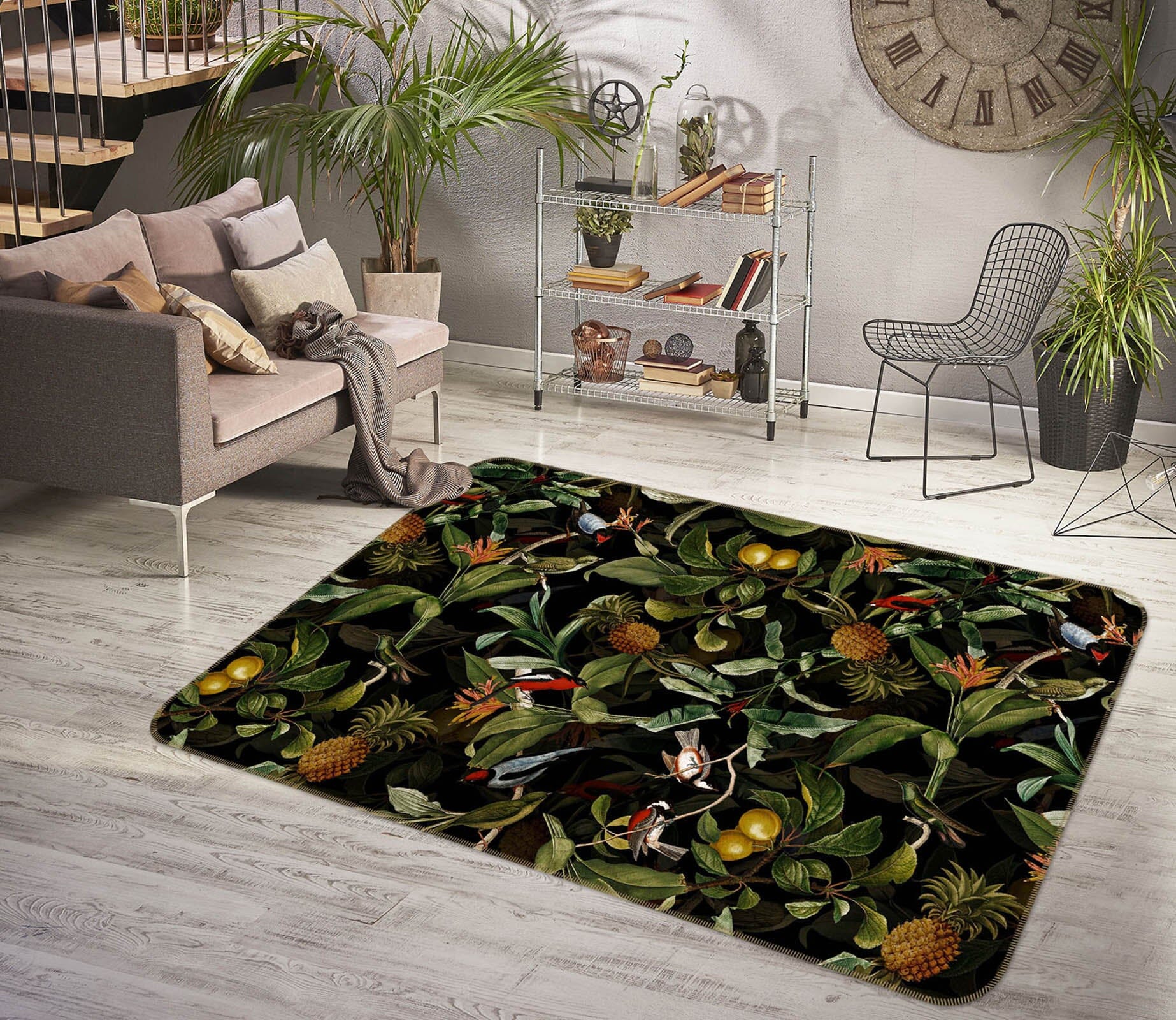 3D Night Orchard 119 Uta Naumann Rug Non Slip Rug Mat Mat AJ Creativity Home 