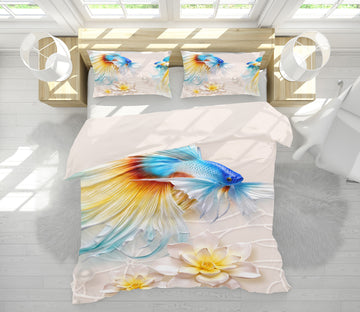 3D Goldfish 12027 Bed Pillowcases Quilt