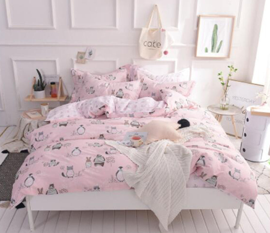 3D Little Animals 30177 Bed Pillowcases Quilt