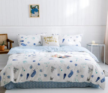 3D Starfish Undersea Animals 40091 Bed Pillowcases Quilt