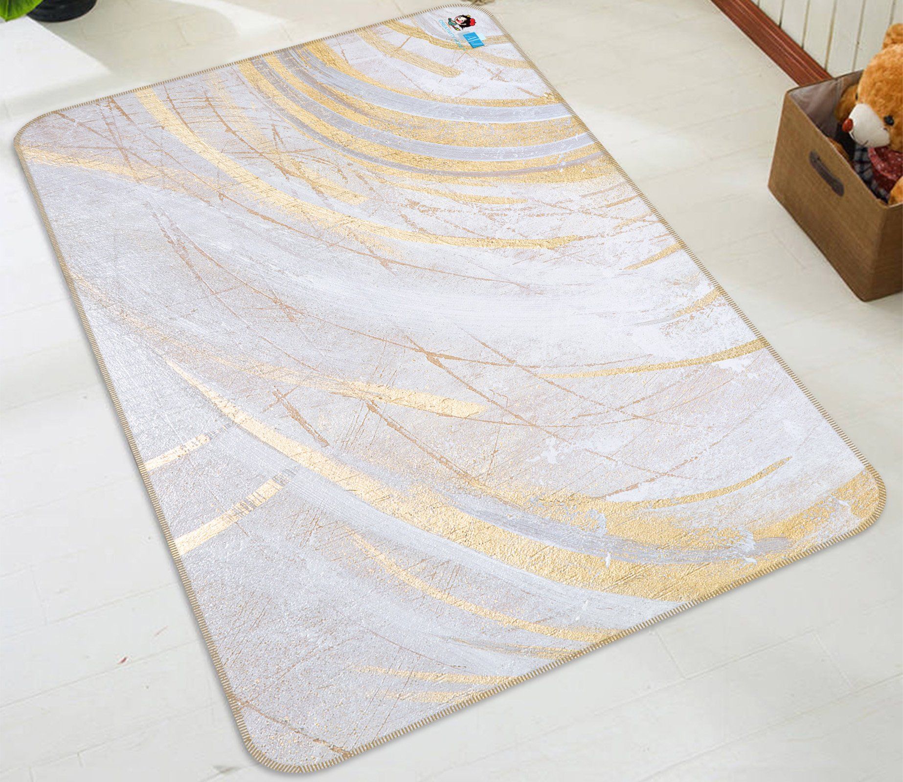3D Marble 9725 Non Slip Rug Mat Mat AJ Creativity Home 