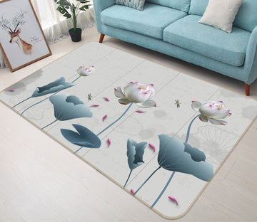3D Lotus 65149 Non Slip Rug Mat