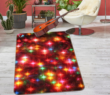 3D Color Starlight 55126 Christmas Non Slip Rug Mat Xmas