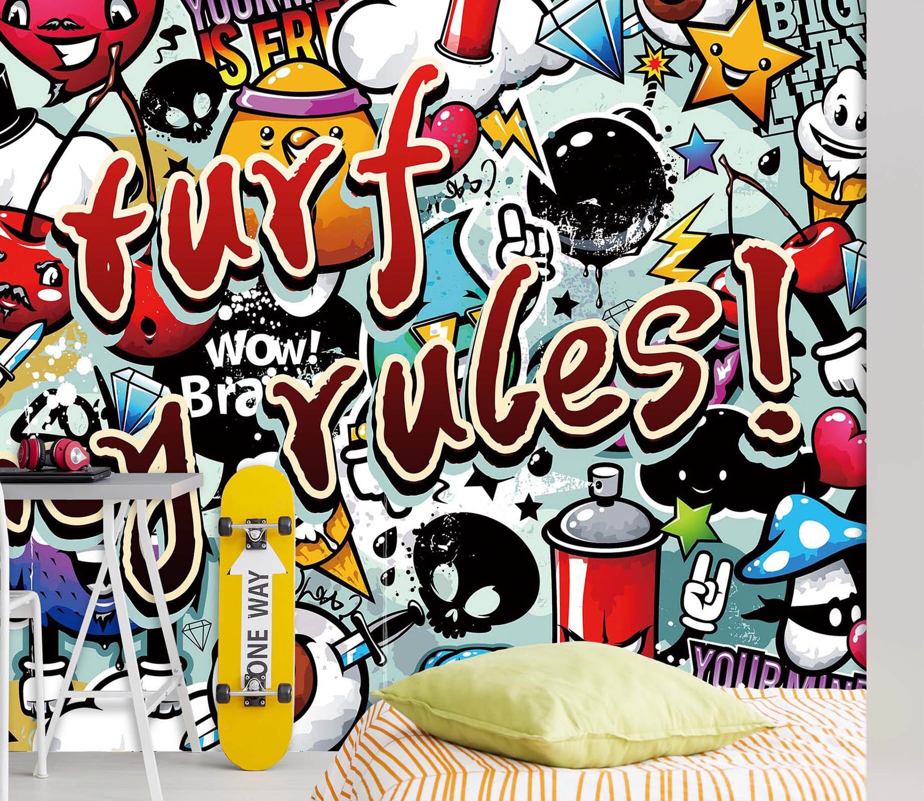 3D Hand Painted Sprinkler 146 Wall Murals Wallpaper AJ Wallpaper 2 