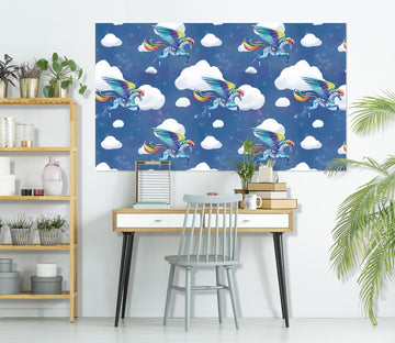 3D Rainbow Clouds 113 Rose Catherine Khan Wall Sticker Wallpaper AJ Wallpaper 2 