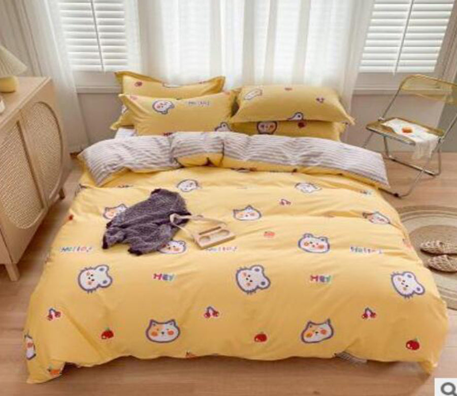 3D Small Animal Head 40156 Bed Pillowcases Quilt