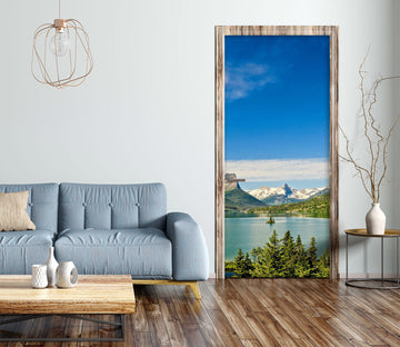 3D Lake Trees 110190 Kathy Barefield Door Mural
