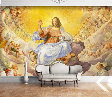 3D Golden Angel 1564 Wall Murals Wallpaper AJ Wallpaper 2 