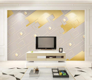 3D Golden Lines 1920 Wall Murals Wallpaper AJ Wallpaper 2 