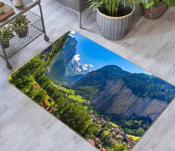 3D Mountains 34173 Non Slip Rug Mat