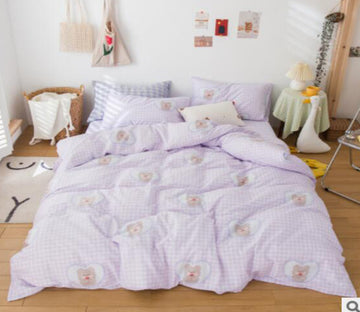 3D Bear 40233 Bed Pillowcases Quilt
