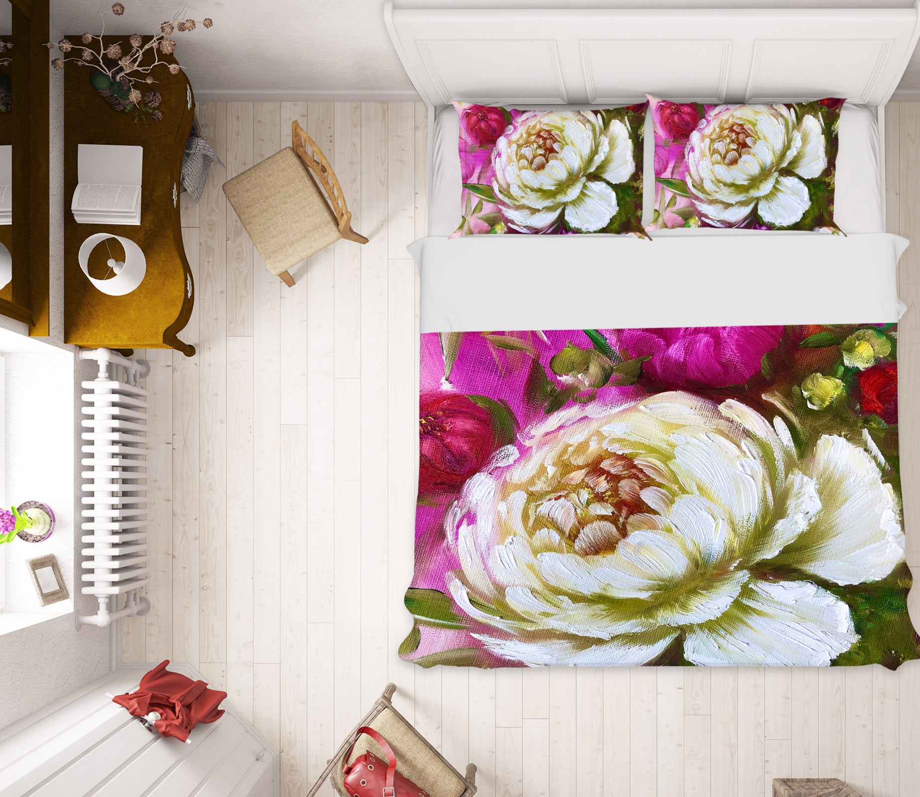 3D Hand Painted Flowers 624 Skromova Marina Bedding Bed Pillowcases Quilt