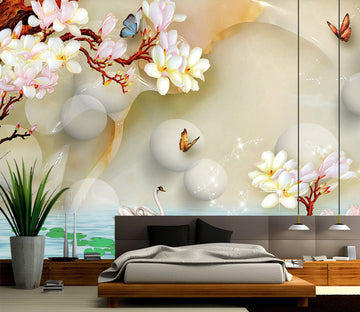 3D Branch Flower 1483 Wall Murals Wallpaper AJ Wallpaper 2 