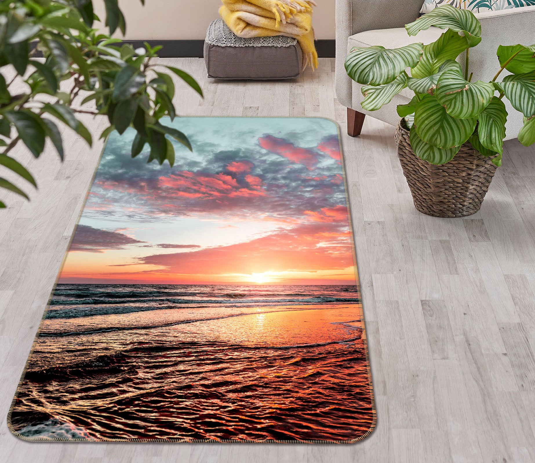 3D Seaside 27150 Non Slip Rug Mat