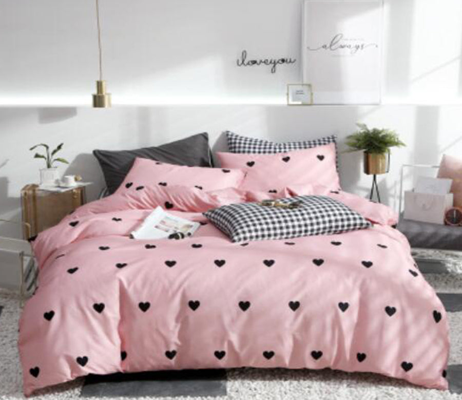 3D Love 16060 Bed Pillowcases Quilt