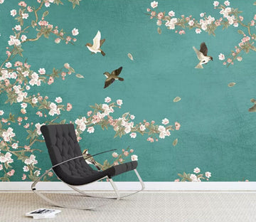 3D Flower Bird 2145 Wall Murals Wallpaper AJ Wallpaper 2 