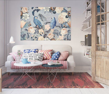 3D Bird Flowers 032 Andrea haase Wall Sticker Wallpaper AJ Wallpaper 2 