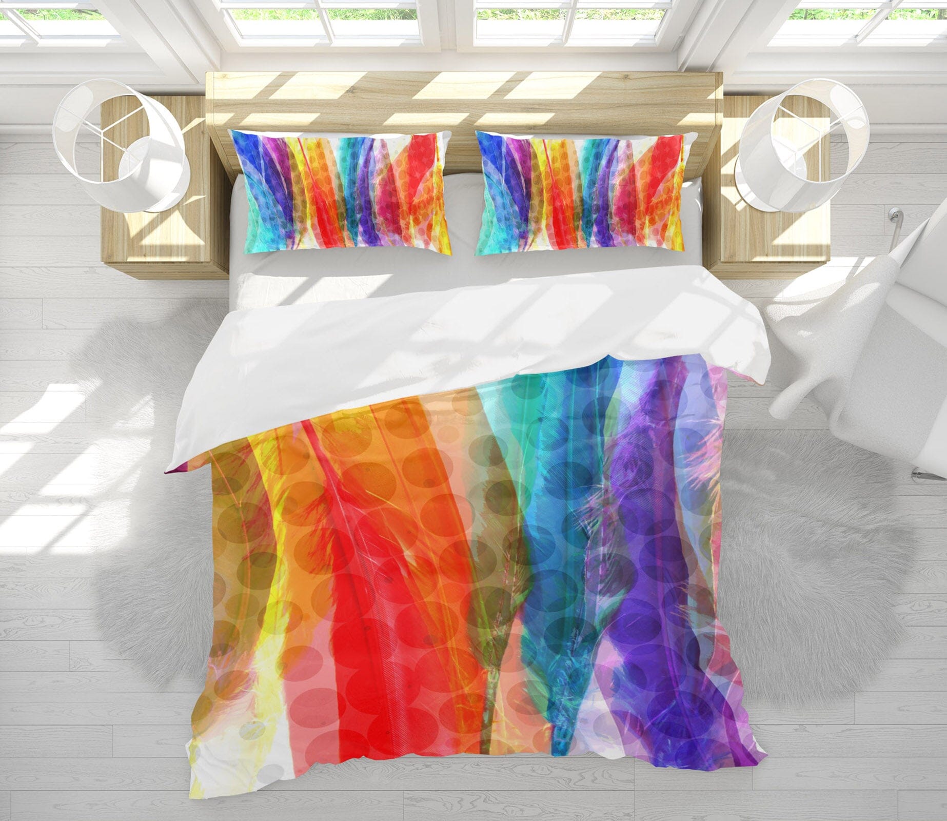 3D Dazzling Color 2005 Shandra Smith Bedding Bed Pillowcases Quilt Quiet Covers AJ Creativity Home 