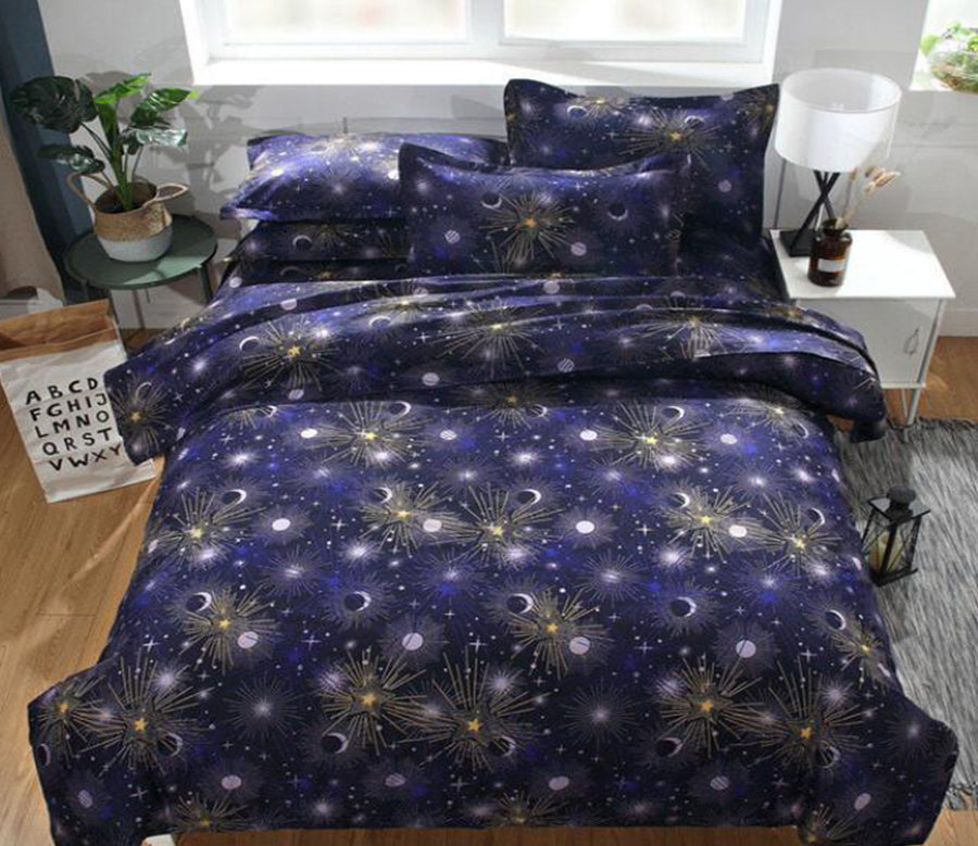 3D Planet Star 2125 Bed Pillowcases Quilt