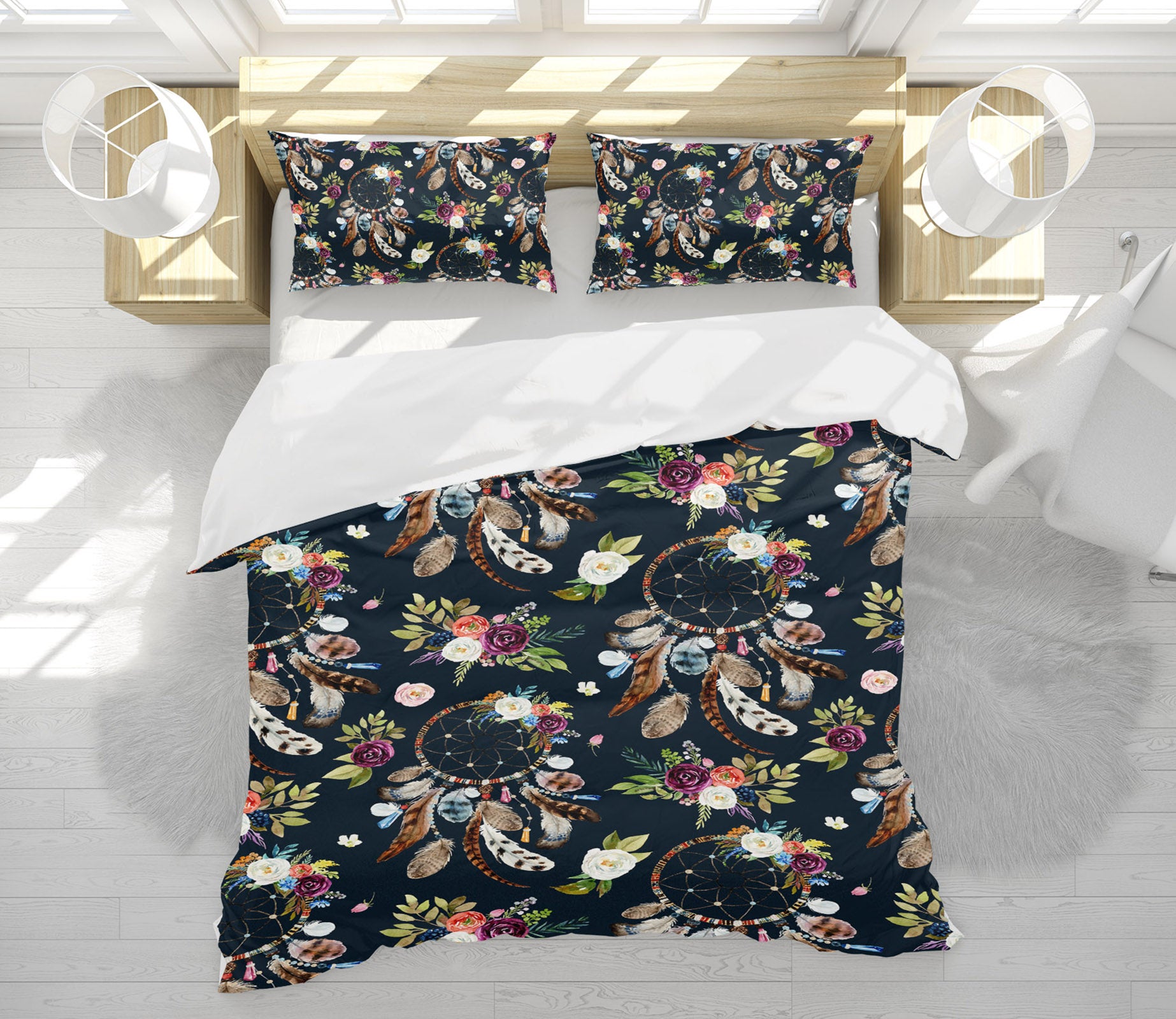 3D Dream Catcher Pattern 15010 Bed Pillowcases Quilt