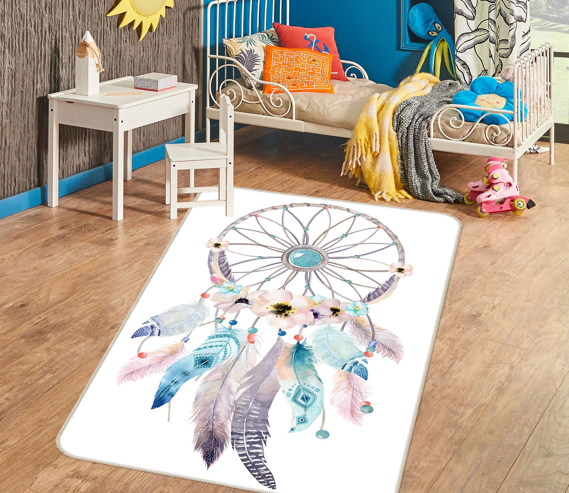 3D Dreamcatcher 37136 Non Slip Rug Mat