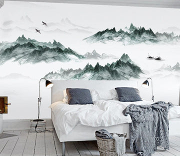 3D Deep Mountain River WG196 Wall Murals Wallpaper AJ Wallpaper 2 