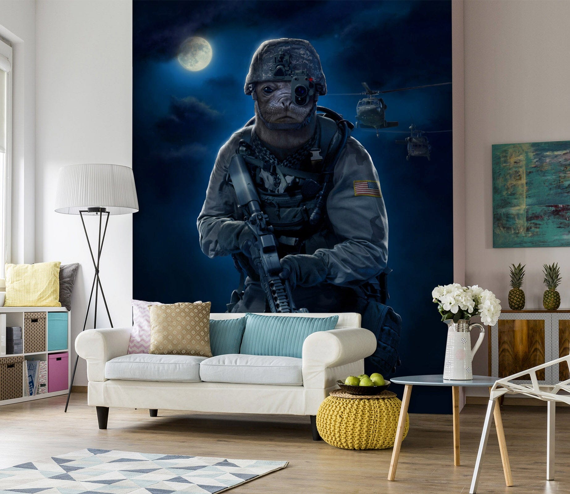 3D Gun Soldier 1546 Wall Murals Exclusive Designer Vincent Wallpaper AJ Wallpaper 2 