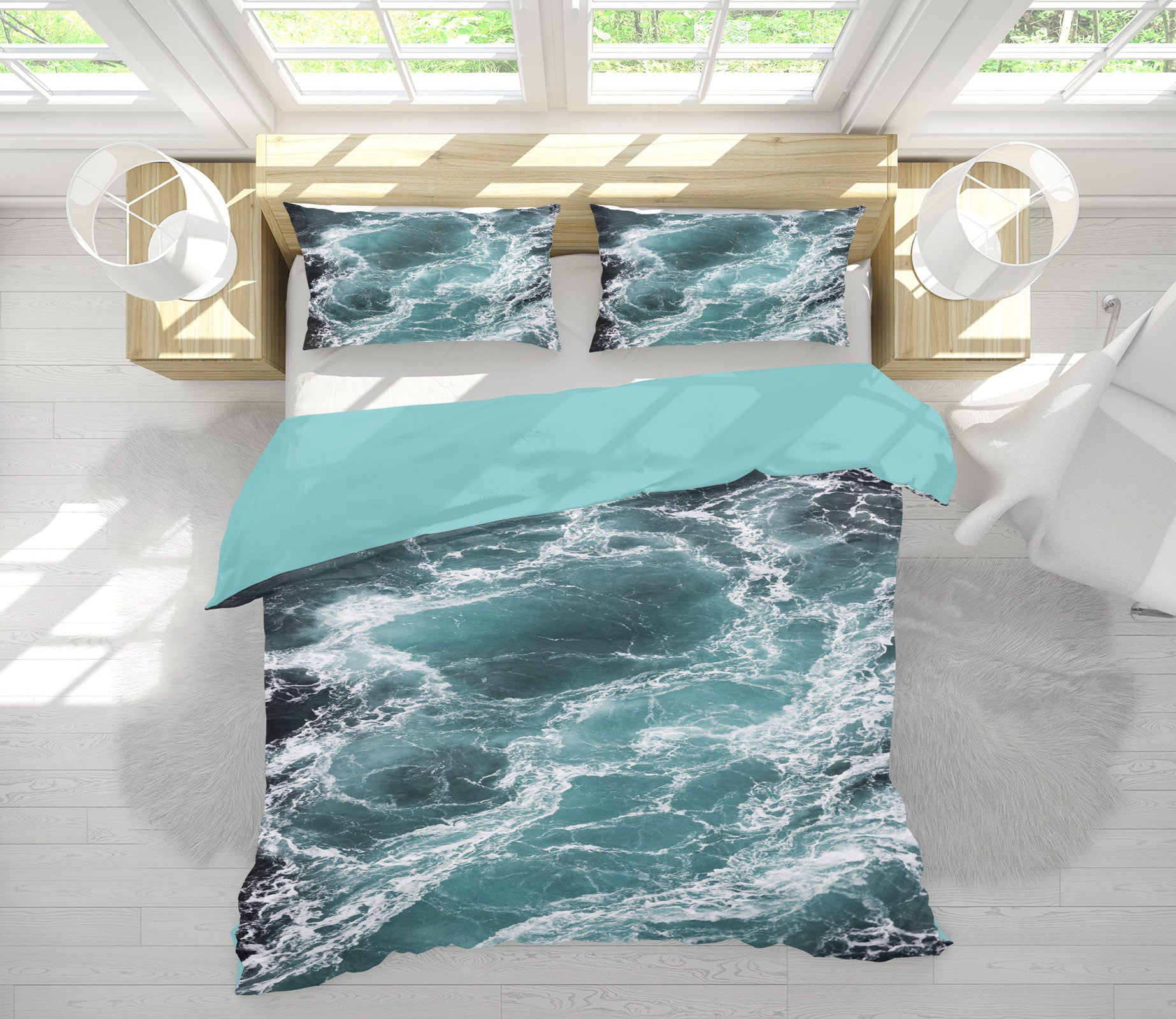 3D Sea Surface 15102 Bed Pillowcases Quilt