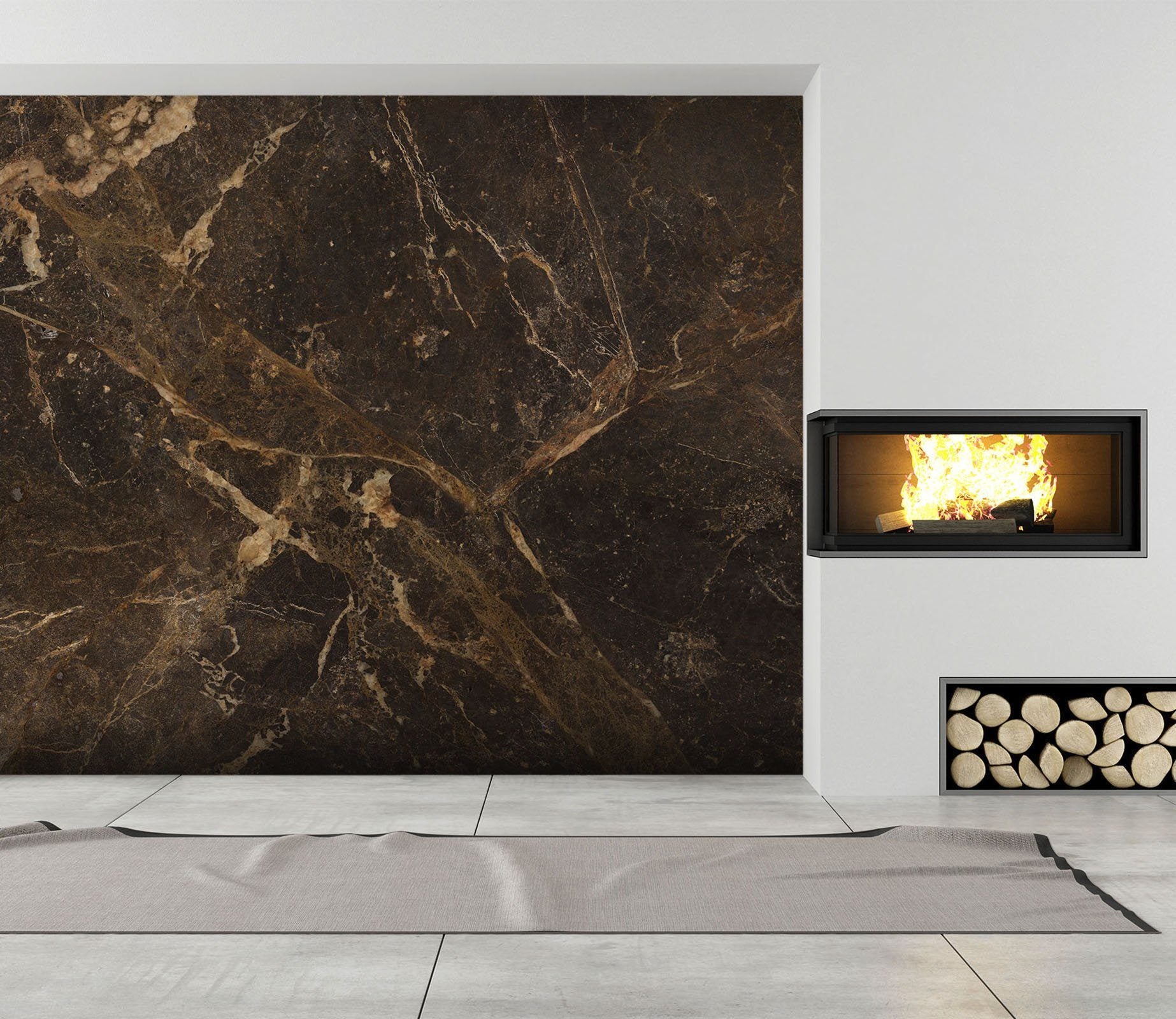 3D Black Marble Crack 03 Wall Murals Wallpaper AJ Wallpaper 2 