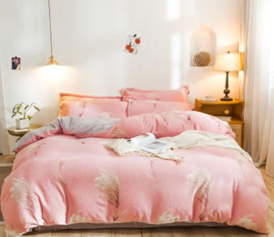 3D Pink 20113 Bed Pillowcases Quilt