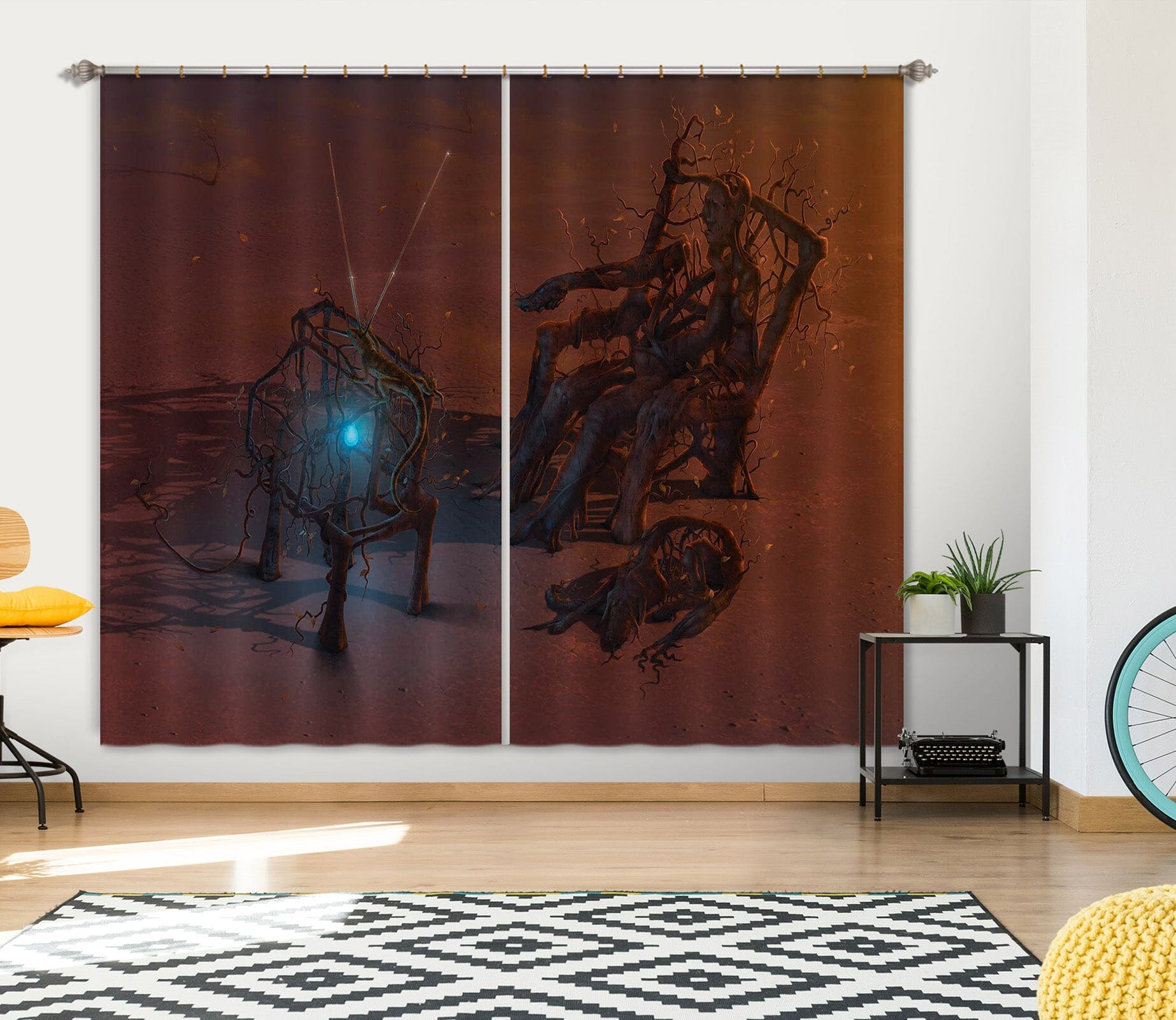 3D Remote 064 Vincent Hie Curtain Curtains Drapes Curtains AJ Creativity Home 