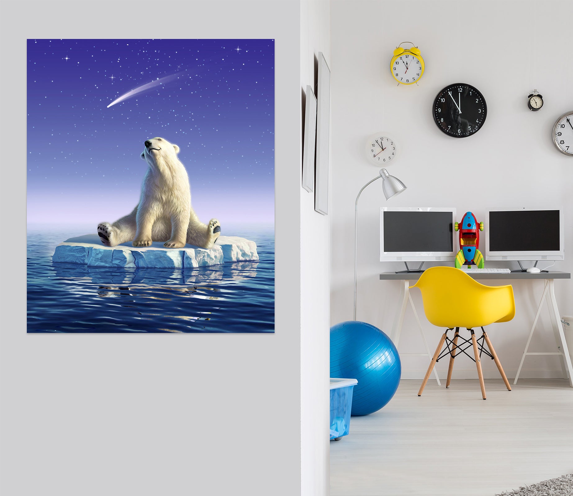 3D Polar Bear 85203 Jerry LoFaro Wall Sticker