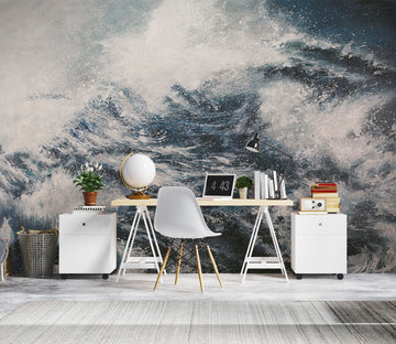3D Ferocious Waves 1032 Wall Murals