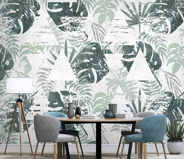 3D Green Leaf WG040 Wall Murals Wallpaper AJ Wallpaper 2 
