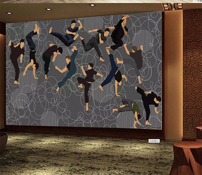 3D Boxing 1086 Wall Murals Wallpaper AJ Wallpaper 2 