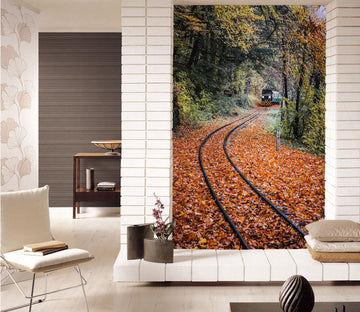 3D Maple Leaf Railway 433 Vehicle Wall Murals