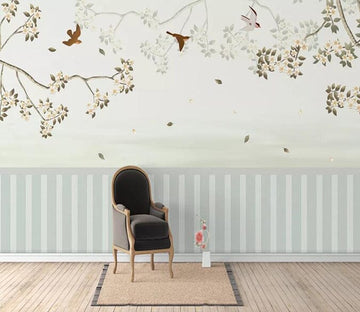 3D Branch Bird 2341 Wall Murals Wallpaper AJ Wallpaper 2 
