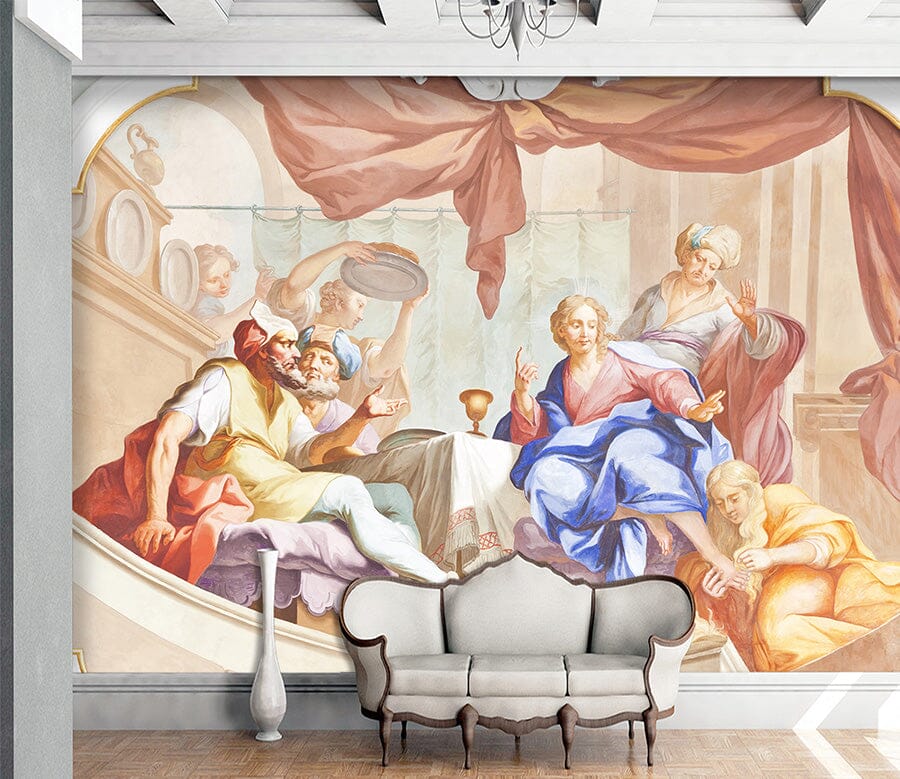3D family Gathering 1515 Wall Murals Wallpaper AJ Wallpaper 2 