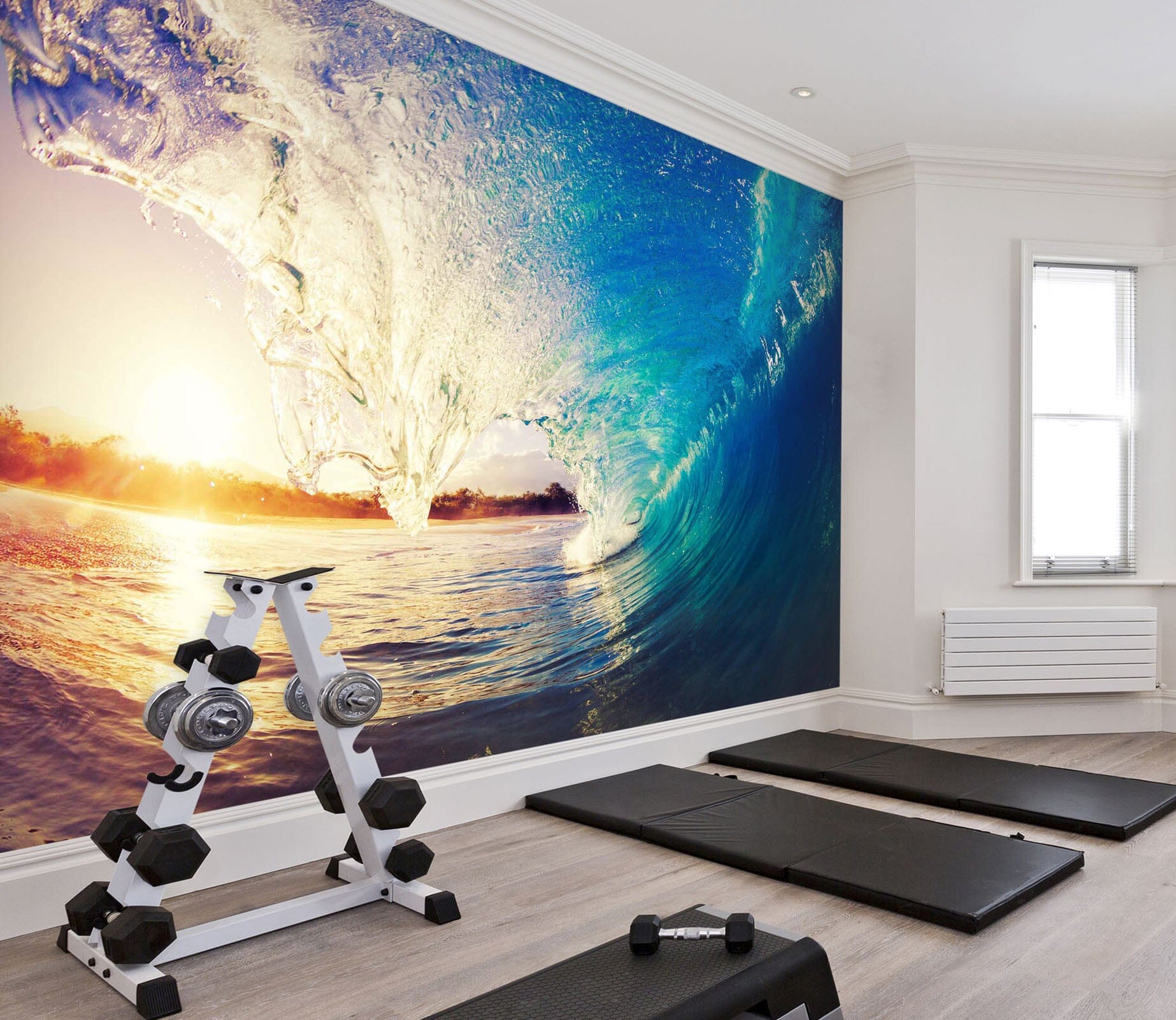 3D Beautiful Waves 096 Wall Murals Wallpaper AJ Wallpaper 2 