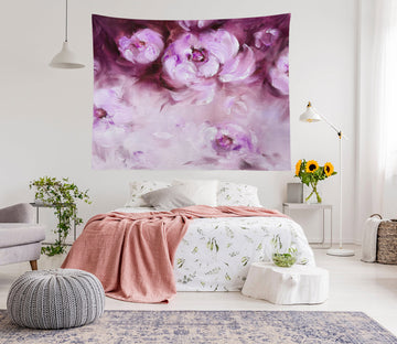 3D Purple Flowers 3452 Skromova Marina Tapestry Hanging Cloth Hang