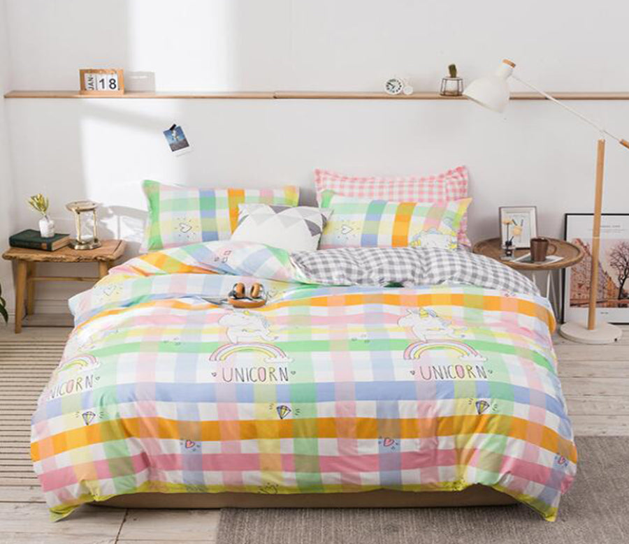 3D Colored Lines 13104 Bed Pillowcases Quilt