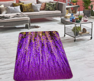 3D Wisteria Flower 27081 Non Slip Rug Mat