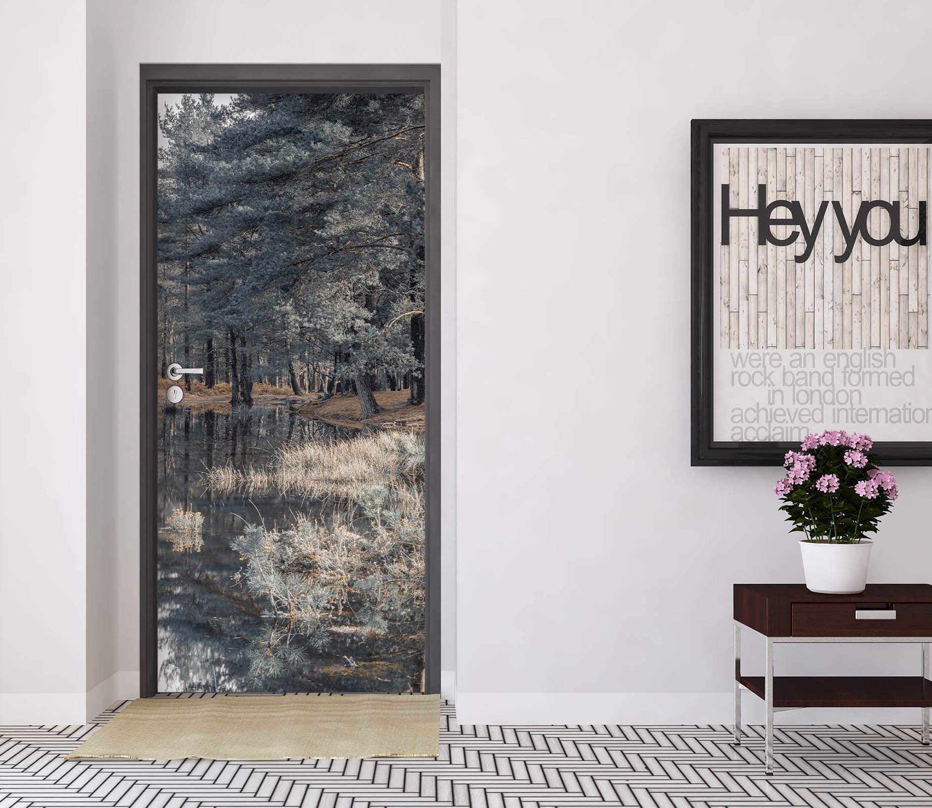 3D Dense Branches 5139 Assaf Frank Door Mural