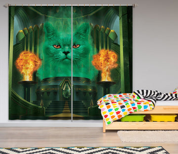 3D WISP Cat 017 Vincent Hie Curtain Curtains Drapes Curtains AJ Creativity Home 