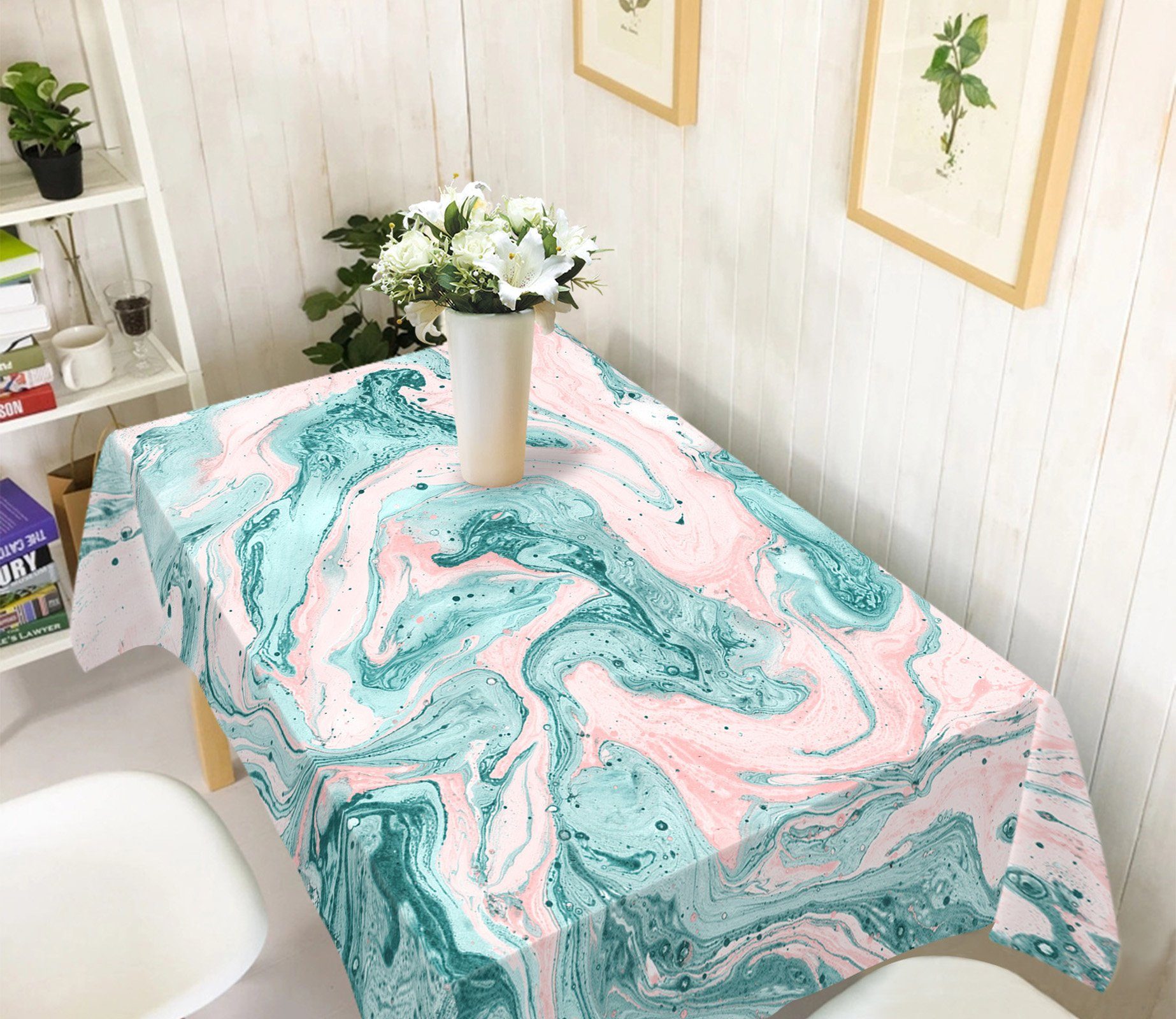 3D Green Vortex Turbulence 46 Tablecloths Wallpaper AJ Wallpaper 