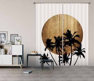 3D Miami Beach 1082 Boris Draschoff Curtain Curtains Drapes