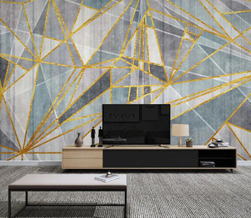 3D Triangle Brick WC1745 Wall Murals